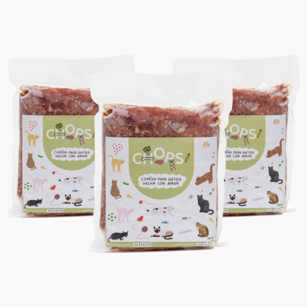 Paquete - CHOP para gato (Alimento fresco congelado)